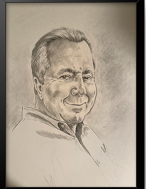 Black and White Pencil Portrait
